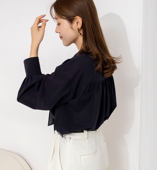 NOLLEY'S「ウォッシャブル100/2ガスボイルボウタイブラウス」|シャツ・ブラウス|