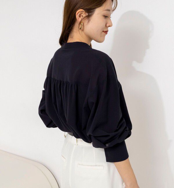 NOLLEY'S「ウォッシャブル100/2ガスボイルボウタイブラウス」|シャツ・ブラウス|