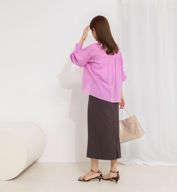 NOLLEY'S「ウォッシャブル100/2ガスボイルボウタイブラウス」|シャツ・ブラウス|