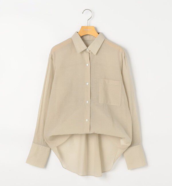 NOLLEY'S sophi「ウォッシャブルシアーオーガンジー2WAYシャツ」|シャツ・ブラウス|