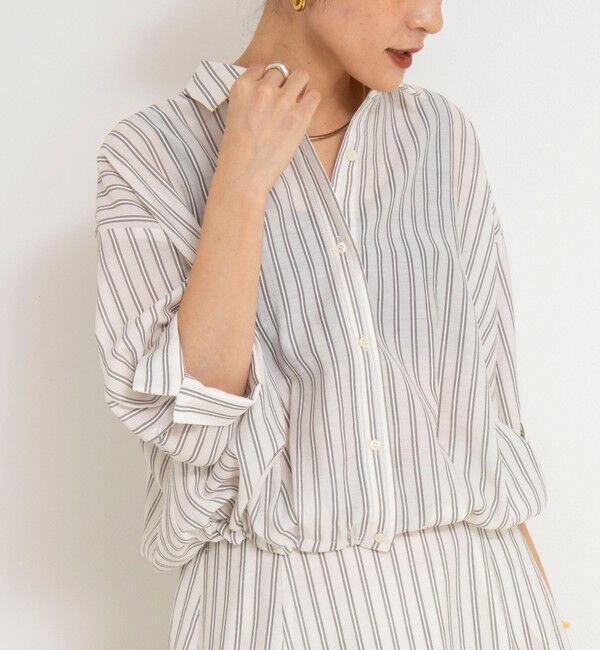 NOLLEY'S「ドロストシャツ」|シャツ・ブラウス|