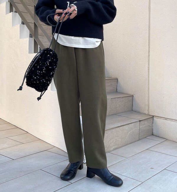 fredy emue「シルキーウォームツイルテーパードパンツ」|その他|