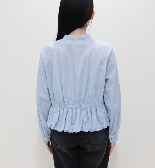 fredy emue「クロップドバルーン前開きブラウス」|シャツ・ブラウス|