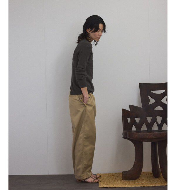 SALON adam et rope'「【WEB限定】ループヤーンリブショートカーディガン/ボレロ［セットアップ対応］」|カーディガン|