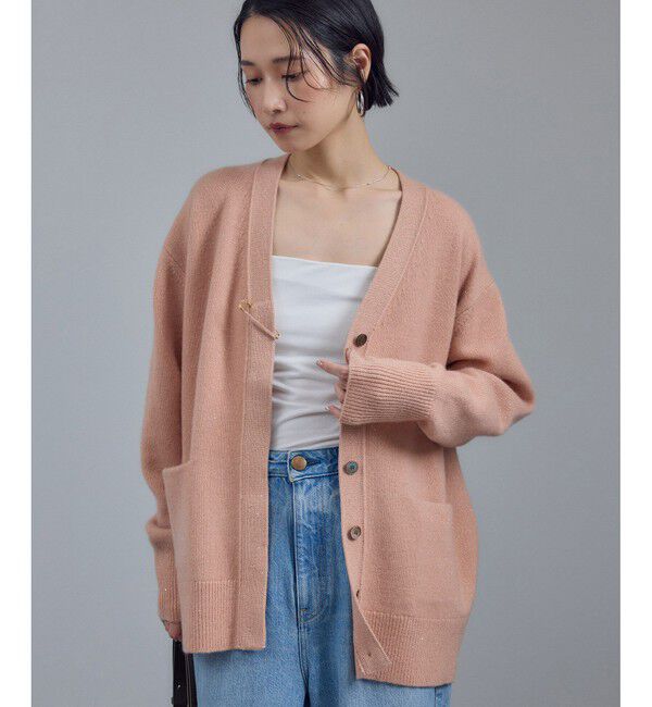 SALON adam et rope'「Starry sky Knit スパンコールVネックカーディガン」|カーディガン|