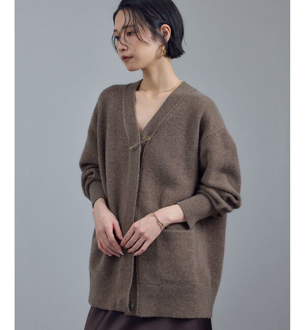 SALON adam et rope'「Starry sky Knit スパンコールVネックカーディガン」|カーディガン|