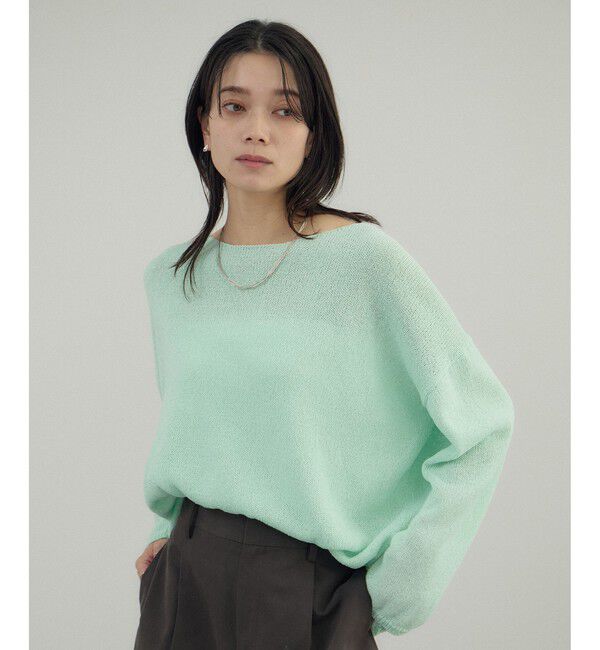 SALON adam et rope'「ペーパーヤーンプルオーバー」|ニット・セーター|