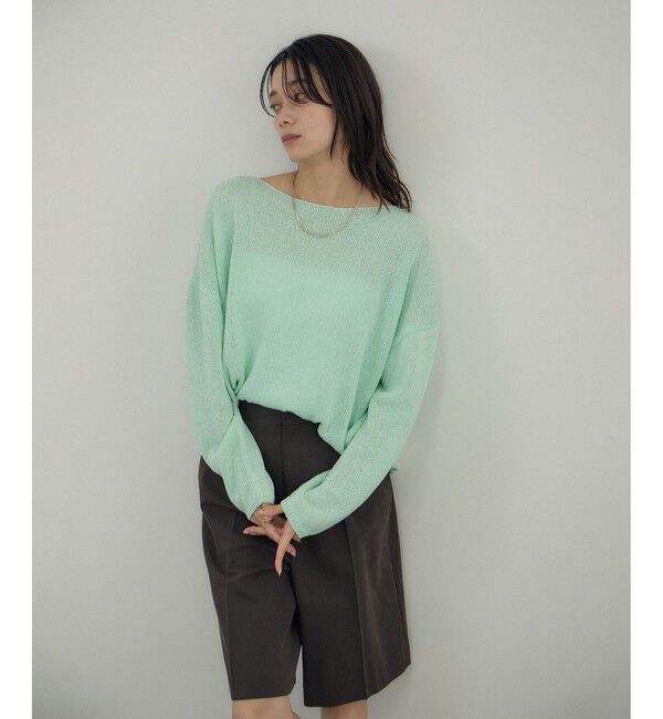 SALON adam et rope'「ペーパーヤーンプルオーバー」|ニット・セーター|