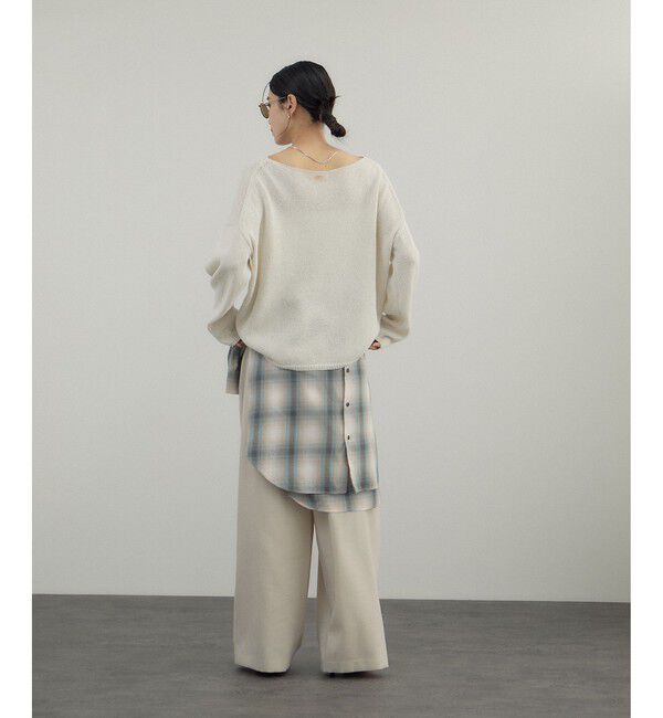 SALON adam et rope'「ペーパーヤーンプルオーバー」|ニット・セーター|