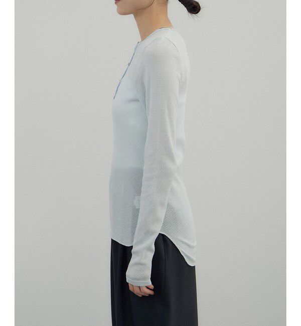 SALON adam et rope'「鹿の子フライスヘンリーネックプルオーバー」|Tシャツ・カットソー|