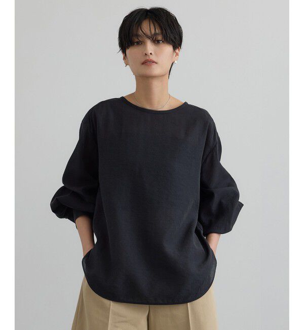 SALON adam et rope'「【WEB限定】シルクMIXルチアブラウス」|シャツ・ブラウス|