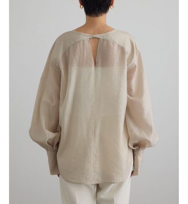 SALON adam et rope'「【WEB限定】シルクMIXルチアブラウス」|シャツ・ブラウス|