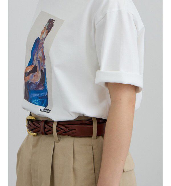 SALON adam et rope'「【Egon Schiele for SALON】アートプリントTシャツ」|Tシャツ・カットソー|