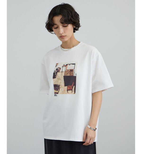 SALON adam et rope'「【Egon Schiele for SALON】アートプリントTシャツ」|Tシャツ・カットソー|