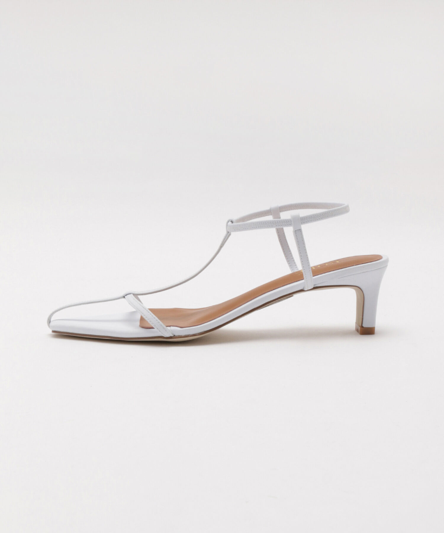 ROPE「ナロークロスストラップヒールサンダル」|サンダル|