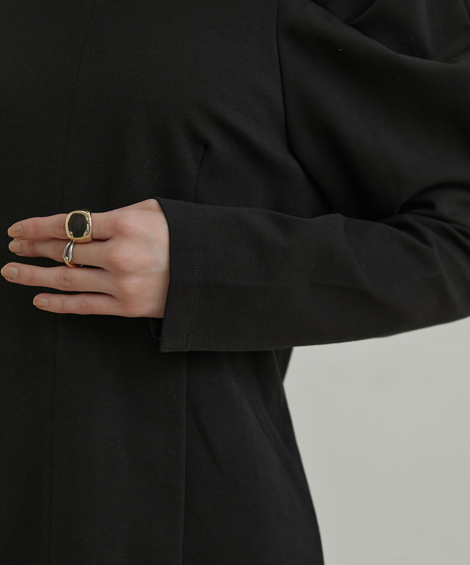 VIS「【洗える】タックボリュームスリーブカットソー」|Tシャツ・カットソー|