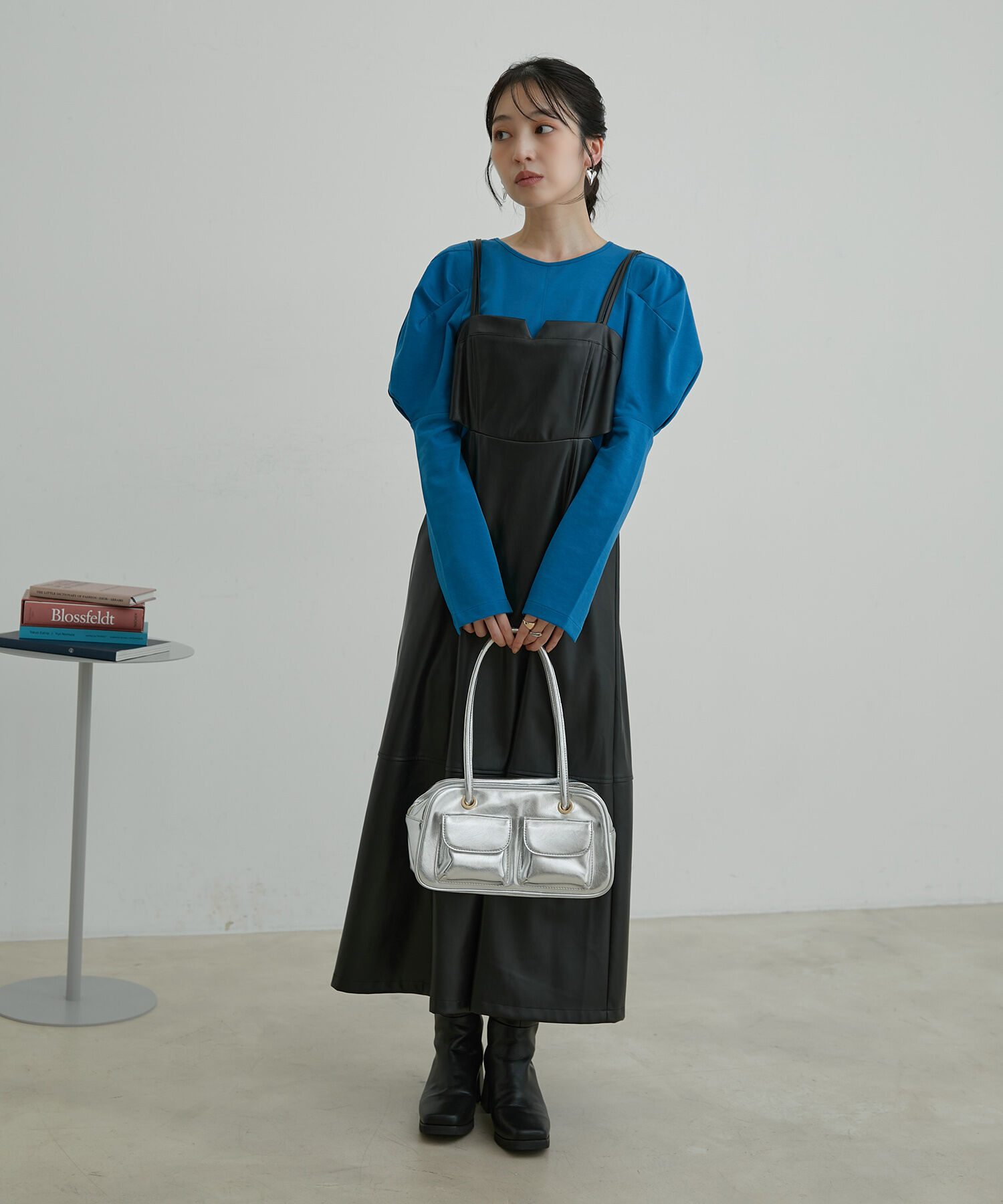 VIS「【洗える】タックボリュームスリーブカットソー」|Tシャツ・カットソー|