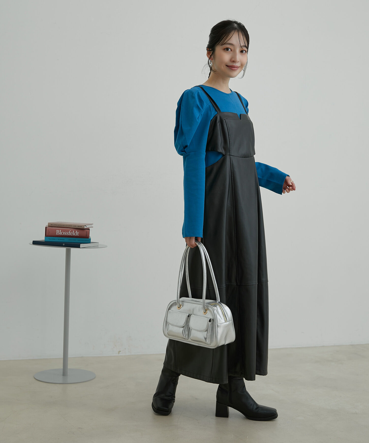 VIS「【洗える】タックボリュームスリーブカットソー」|Tシャツ・カットソー|