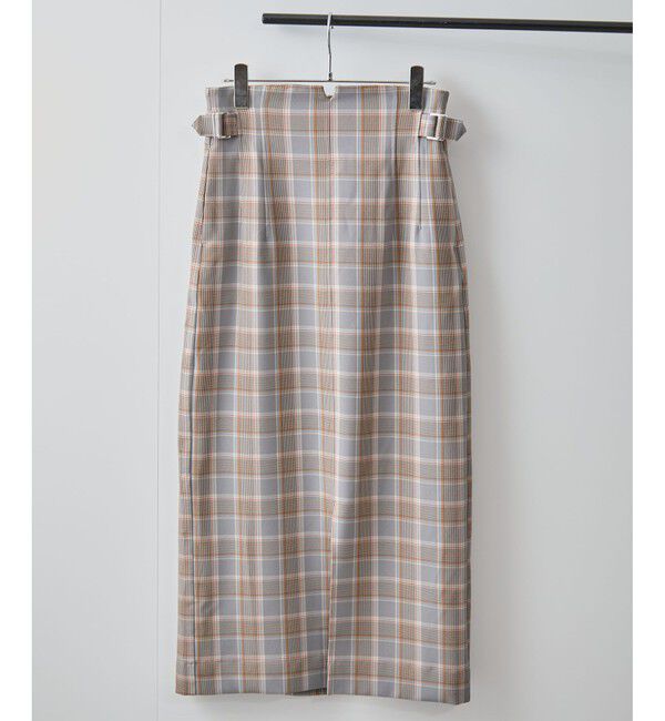 VIS「【美easy】コンフォートツイルウエストデザインIラインスカート【洗える/防シワ/UVケア】」|スカート|