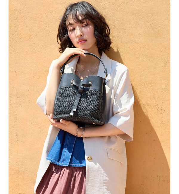 VIS「【2WAY】ハートカットカゴバッグ」|ショルダー・メッセンジャー|