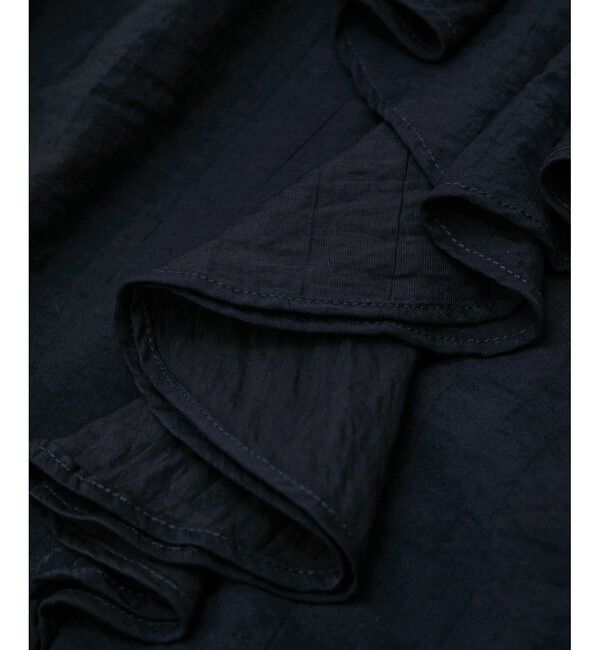 VIS「【WEB限定】ラッフルフリルフレンチスリーブブラウス」|シャツ・ブラウス|