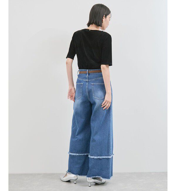 VIS「シーアベロア5部袖プルオーバー」|Tシャツ・カットソー|