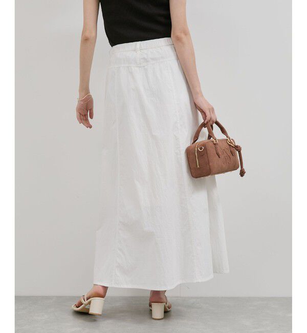 VIS「ウエスト切替デザインフレアスカート」|スカート|