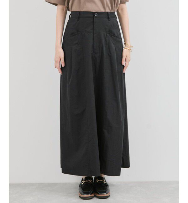 VIS「ウエスト切替デザインフレアスカート」|スカート|