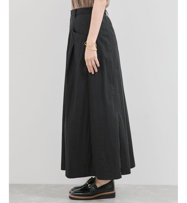 VIS「ウエスト切替デザインフレアスカート」|スカート|