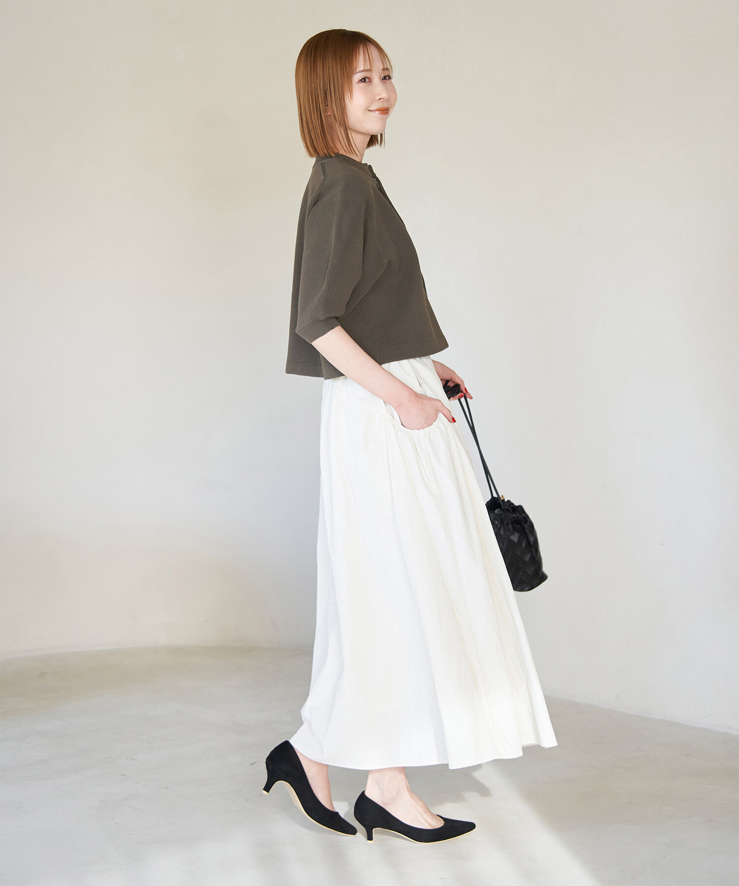 Rope&rsquo;Picnic「【emur/エミュール】スポンジカーディガン」|カーディガン|