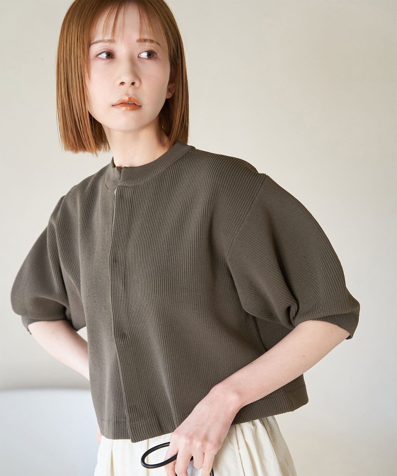 Rope&rsquo;Picnic「【emur/エミュール】スポンジカーディガン」|カーディガン|