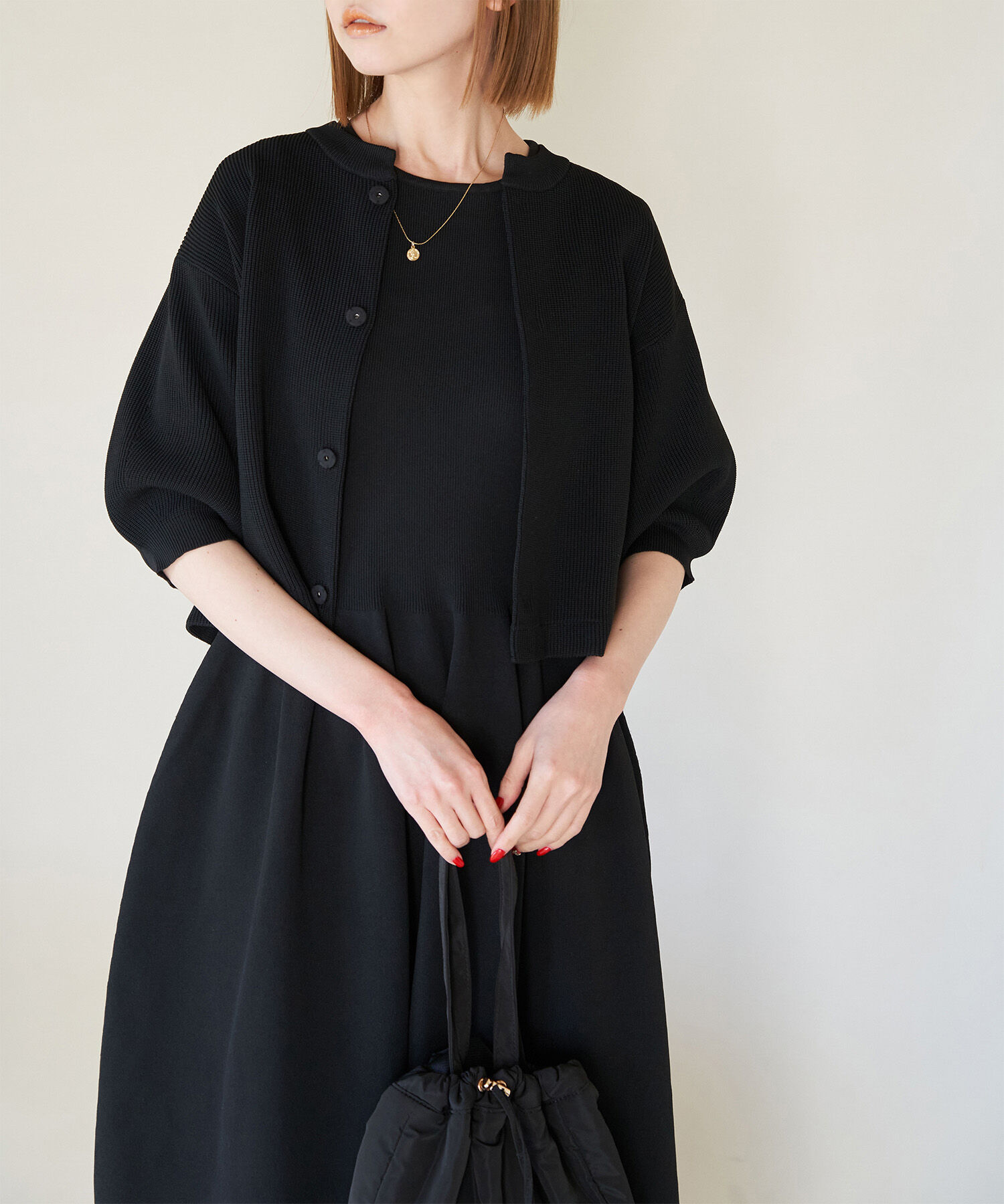 Rope&rsquo;Picnic「【emur/エミュール】スポンジカーディガン」|カーディガン|