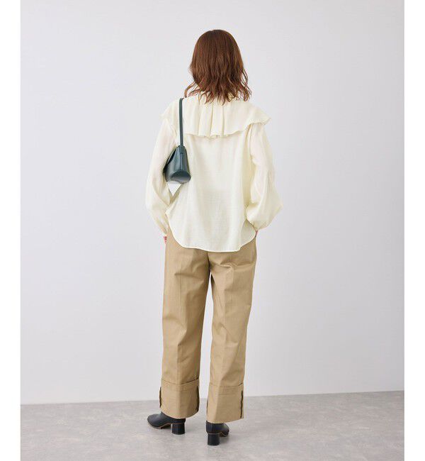 Rope&rsquo;Picnic「フリルカラーブラウス」|シャツ・ブラウス|