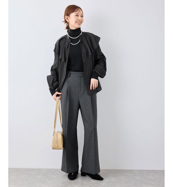 Rope&rsquo;Picnic「フリルカラーブラウス」|シャツ・ブラウス|