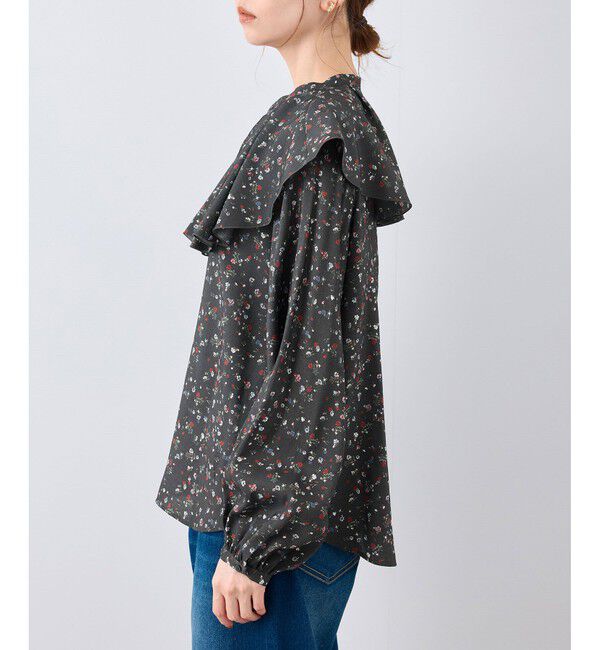 Rope&rsquo;Picnic「フリルカラーブラウス」|シャツ・ブラウス|