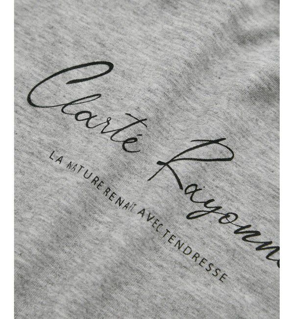 Rope&rsquo;Picnic「【UVカット・汗染み加工・接触冷感】手描き風ロゴプリントTシャツ」|Tシャツ・カットソー|