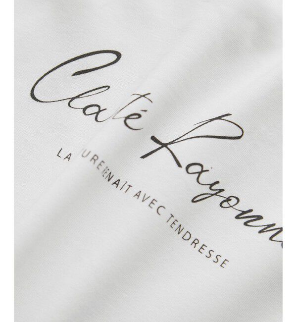 Rope&rsquo;Picnic「【UVカット・汗染み加工・接触冷感】手描き風ロゴプリントTシャツ」|Tシャツ・カットソー|