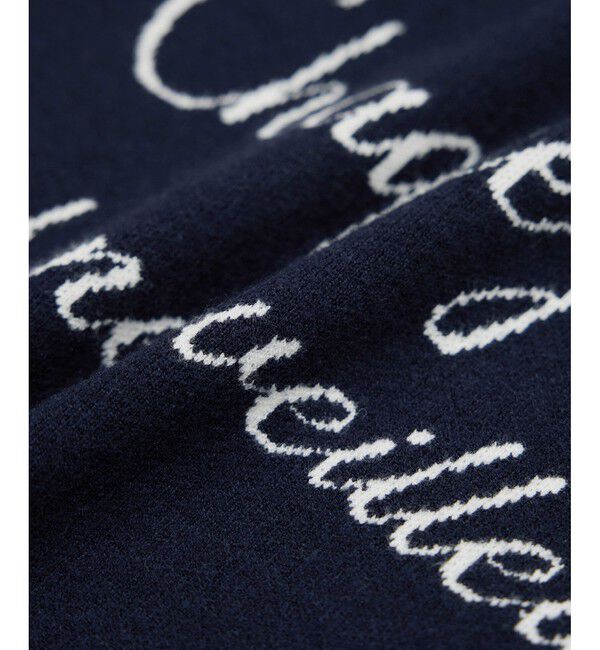 Rope&rsquo;Picnic「スウェットライクロゴニットプルオーバー」|ニット・セーター|