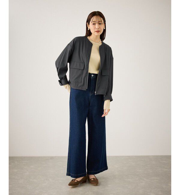 Rope&rsquo;Picnic「レーヨンナイロンブルゾン」|ブルゾン・スタジャン|