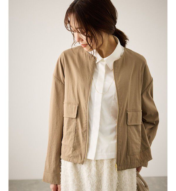 Rope&rsquo;Picnic「レーヨンナイロンブルゾン」|ブルゾン・スタジャン|