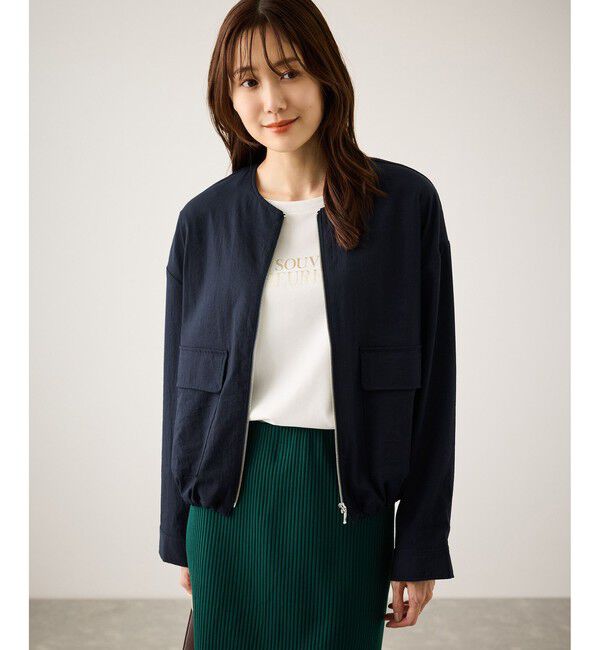 Rope&rsquo;Picnic「レーヨンナイロンブルゾン」|ブルゾン・スタジャン|