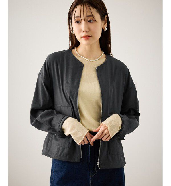 Rope&rsquo;Picnic「レーヨンナイロンブルゾン」|ブルゾン・スタジャン|