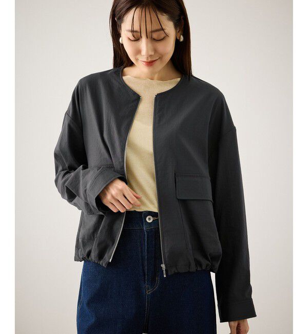Rope&rsquo;Picnic「レーヨンナイロンブルゾン」|ブルゾン・スタジャン|