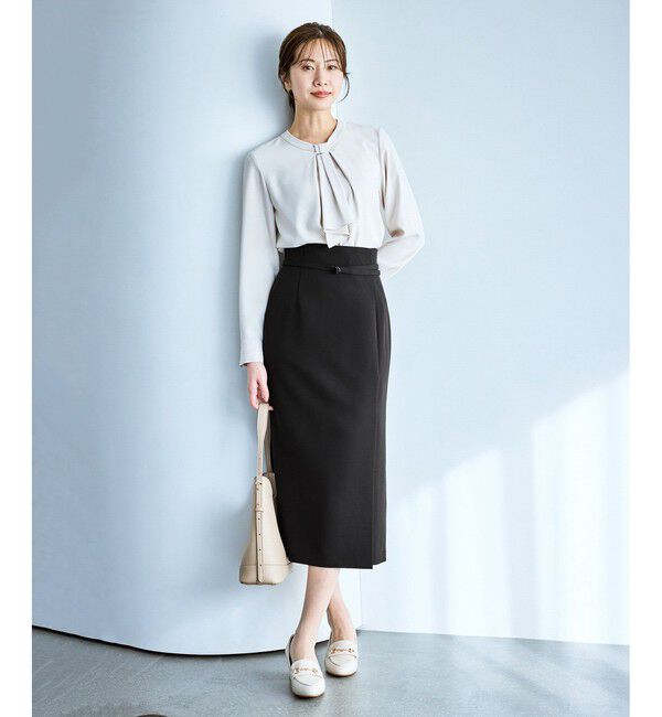 Rope&rsquo;Picnic「【WEB限定】360&deg;ウルトラストレッチ タイトスカート/UVカット・花粉ガード・セットアップ対応」|スカート|