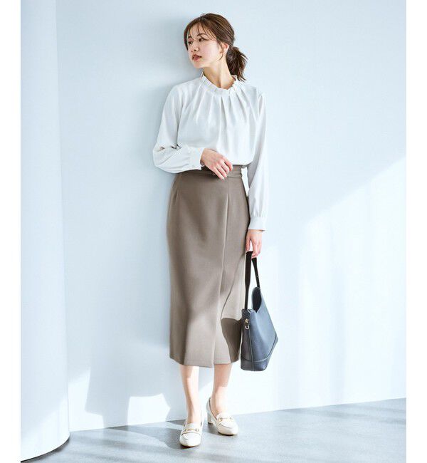 Rope&rsquo;Picnic「【WEB限定】360&deg;ウルトラストレッチ タイトスカート/UVカット・花粉ガード・セットアップ対応」|スカート|