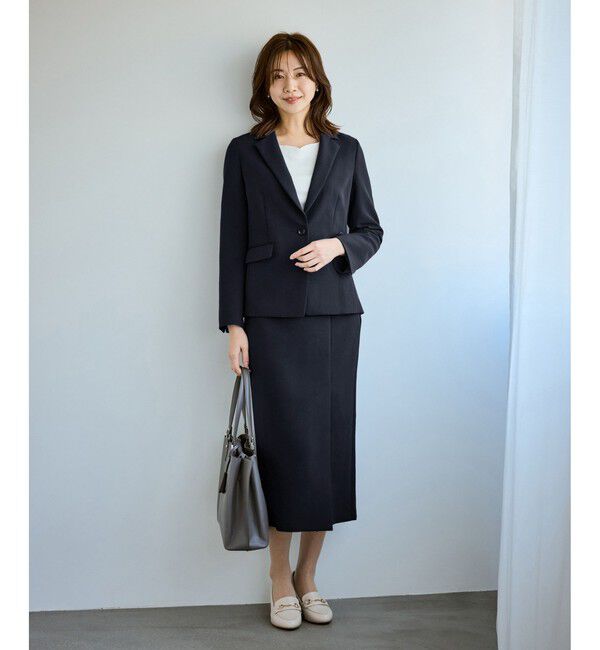 Rope&rsquo;Picnic「【WEB限定】360&deg;ウルトラストレッチ タイトスカート/UVカット・花粉ガード・セットアップ対応」|スカート|