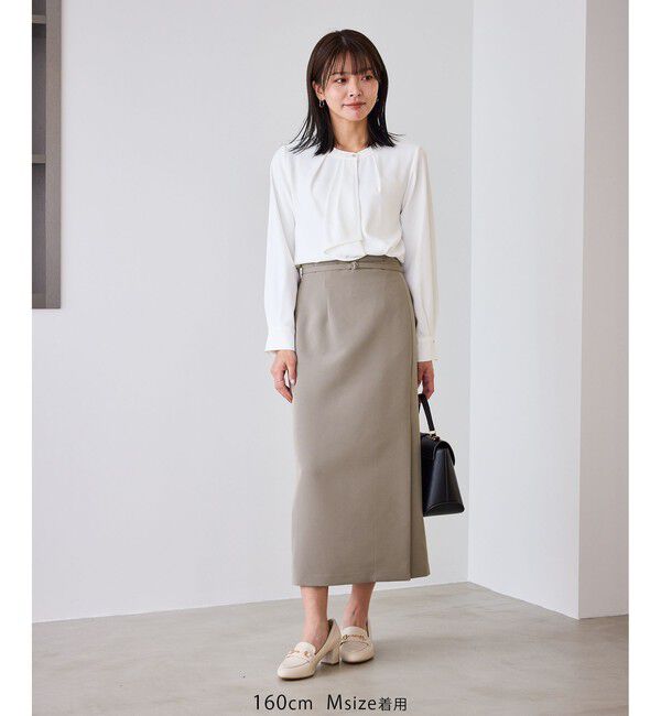 Rope&rsquo;Picnic「【WEB限定】360&deg;ウルトラストレッチ タイトスカート/UVカット・花粉ガード・セットアップ対応」|スカート|