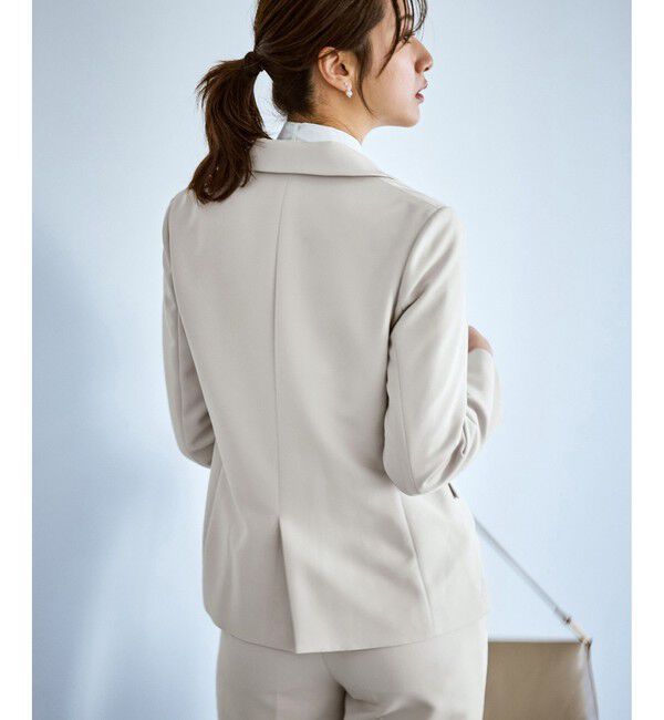 Rope&rsquo;Picnic「360&deg;ウルトラストレッチ テーラードジャケット/ UVカット・花粉ガード・セットアップ対応」|テーラードジャケット|