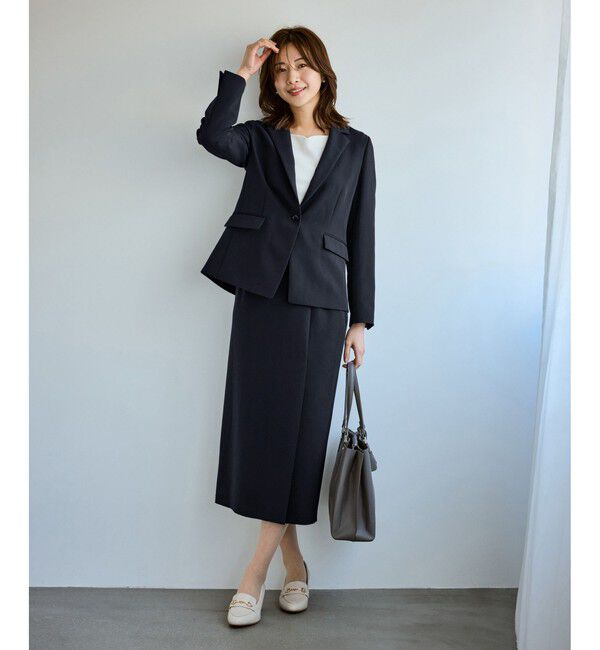 Rope&rsquo;Picnic「360&deg;ウルトラストレッチ テーラードジャケット/ UVカット・花粉ガード・セットアップ対応」|テーラードジャケット|