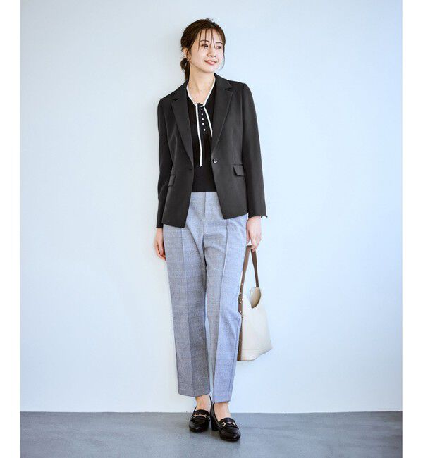 Rope&rsquo;Picnic「360&deg;ウルトラストレッチ テーラードジャケット/ UVカット・花粉ガード・セットアップ対応」|テーラードジャケット|